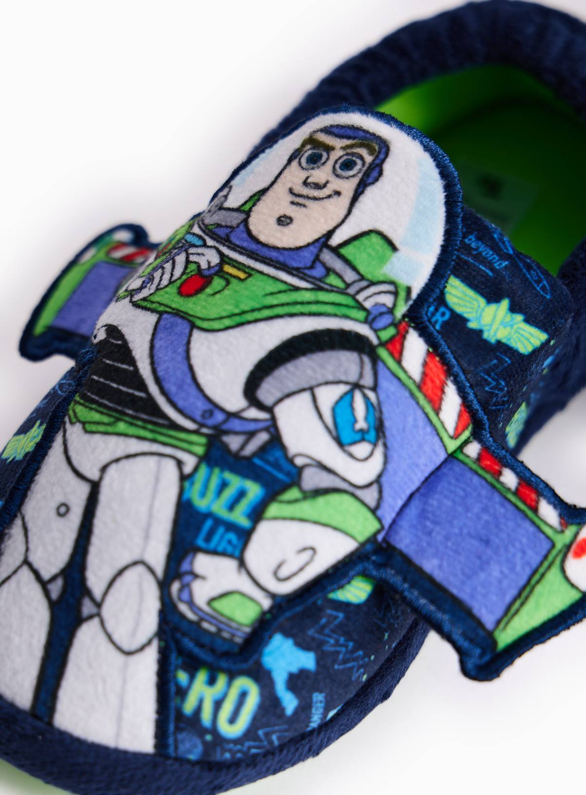 Toy Story Buzz Lightyear Cupsole Slippers 12-13 Infant - Image 3